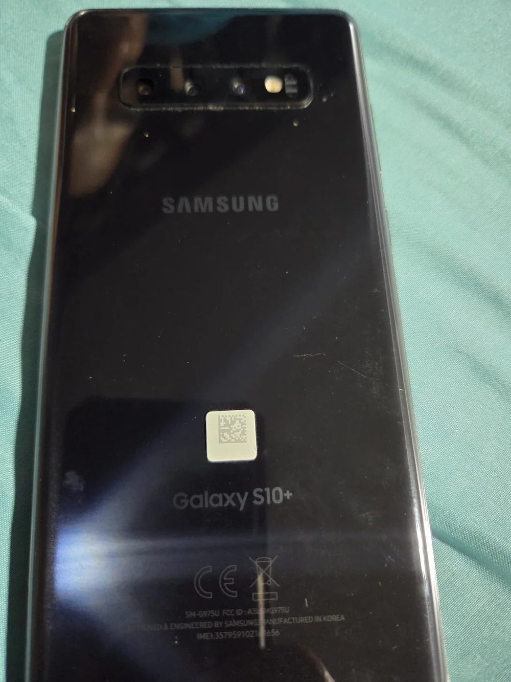 Samsung Unlocked Galaxy S10+ Black Smartphone